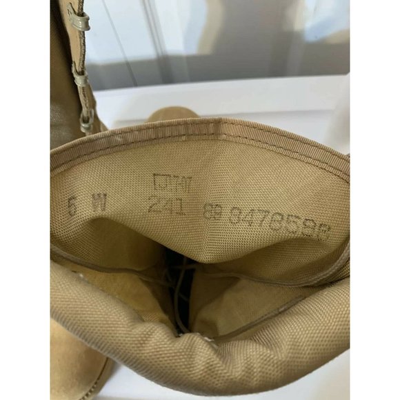 Vibram Men’s Sz 5W‎ Desert Combat Work Boots Tan - Picture 4 of 9